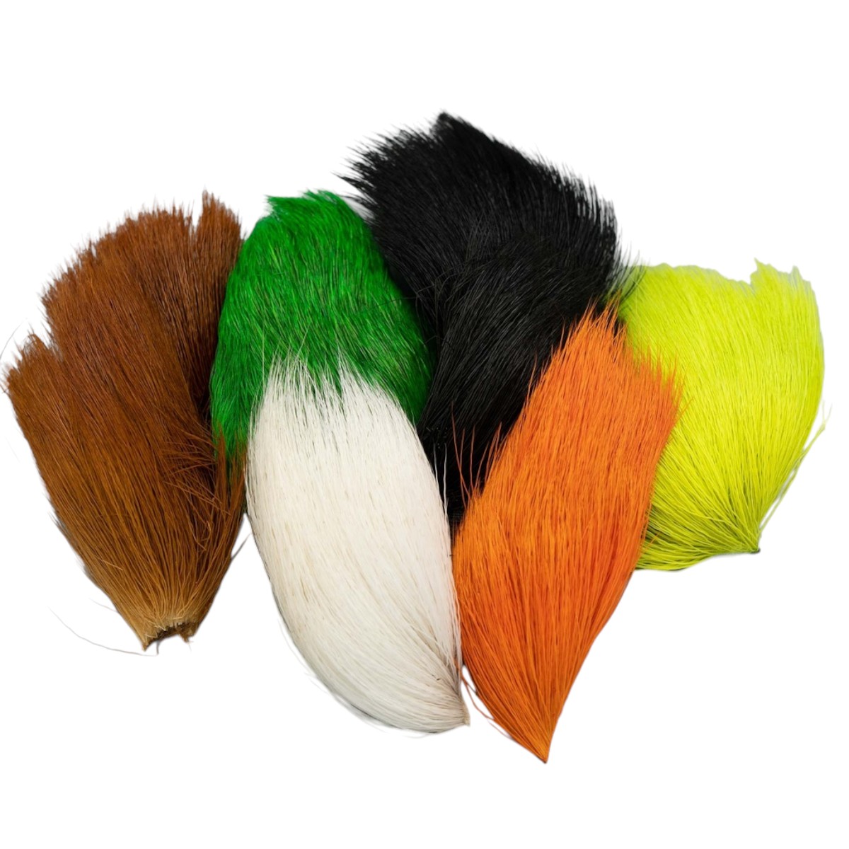 SHOR Fishing - Ensemble de 6 fourrure de corps de chevreuil teint