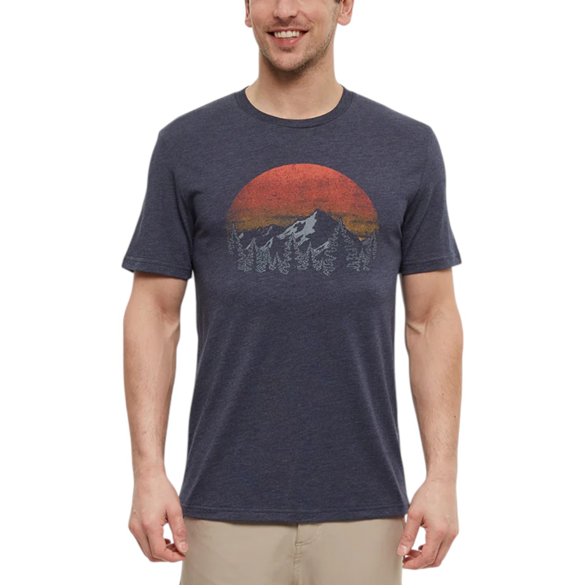 Tentree - T-shirt Vintage Sunset pour homme