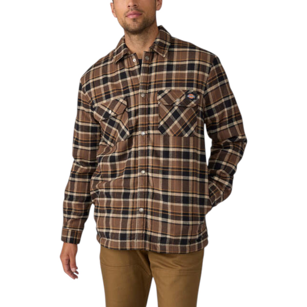 Dickies - Men's Lined and Water Repellent Long Sleeve Shirt