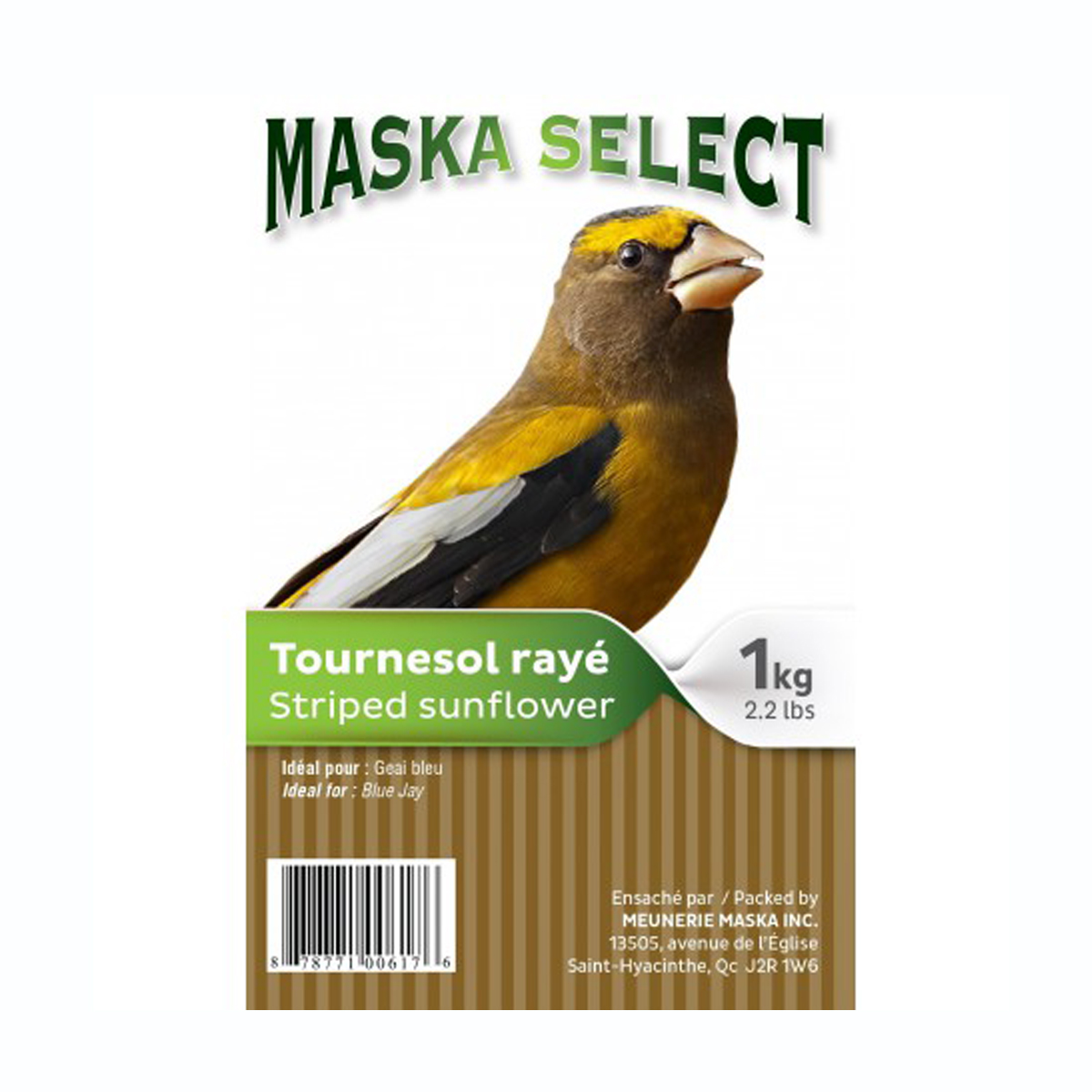 Maska Select - Striped Sunflower Seed Mix 1kg