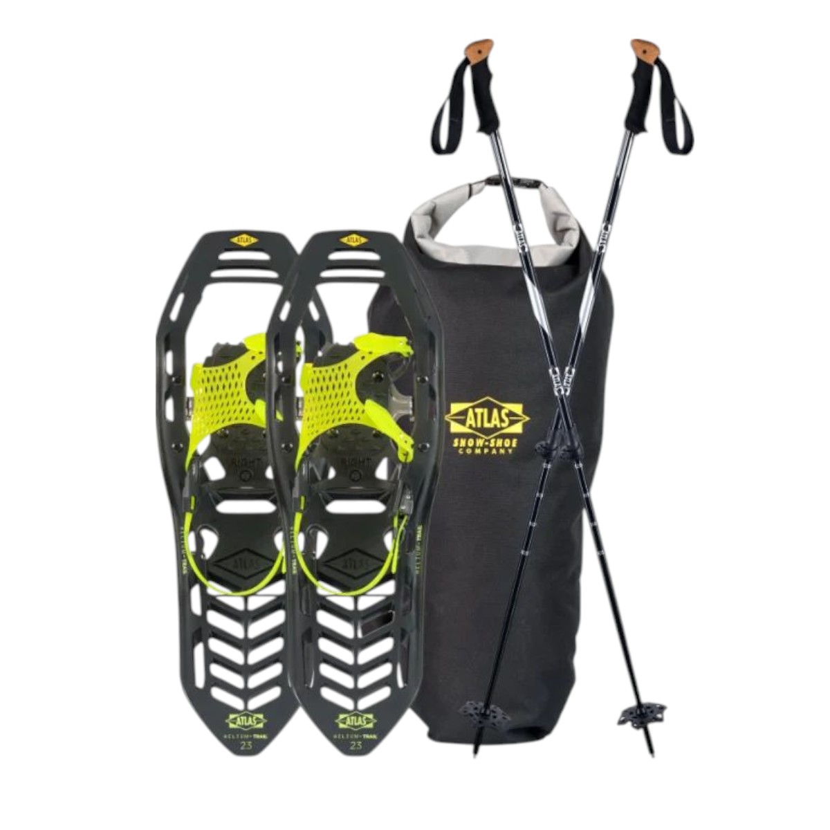 Atlas - Ensemble de raquettes Helium Trail 26'' pour homme