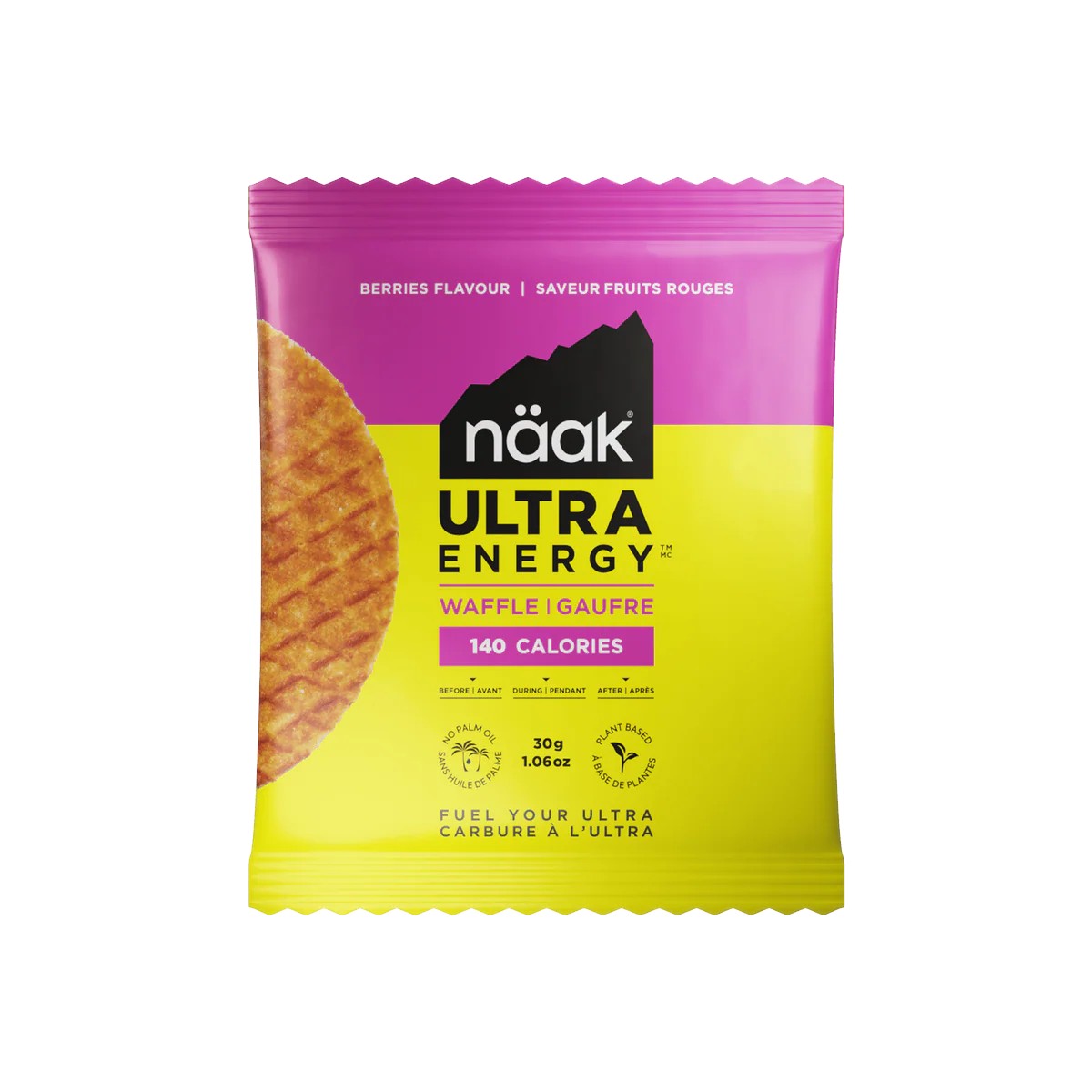 Näak - Ultra Energy Waffle - Berries