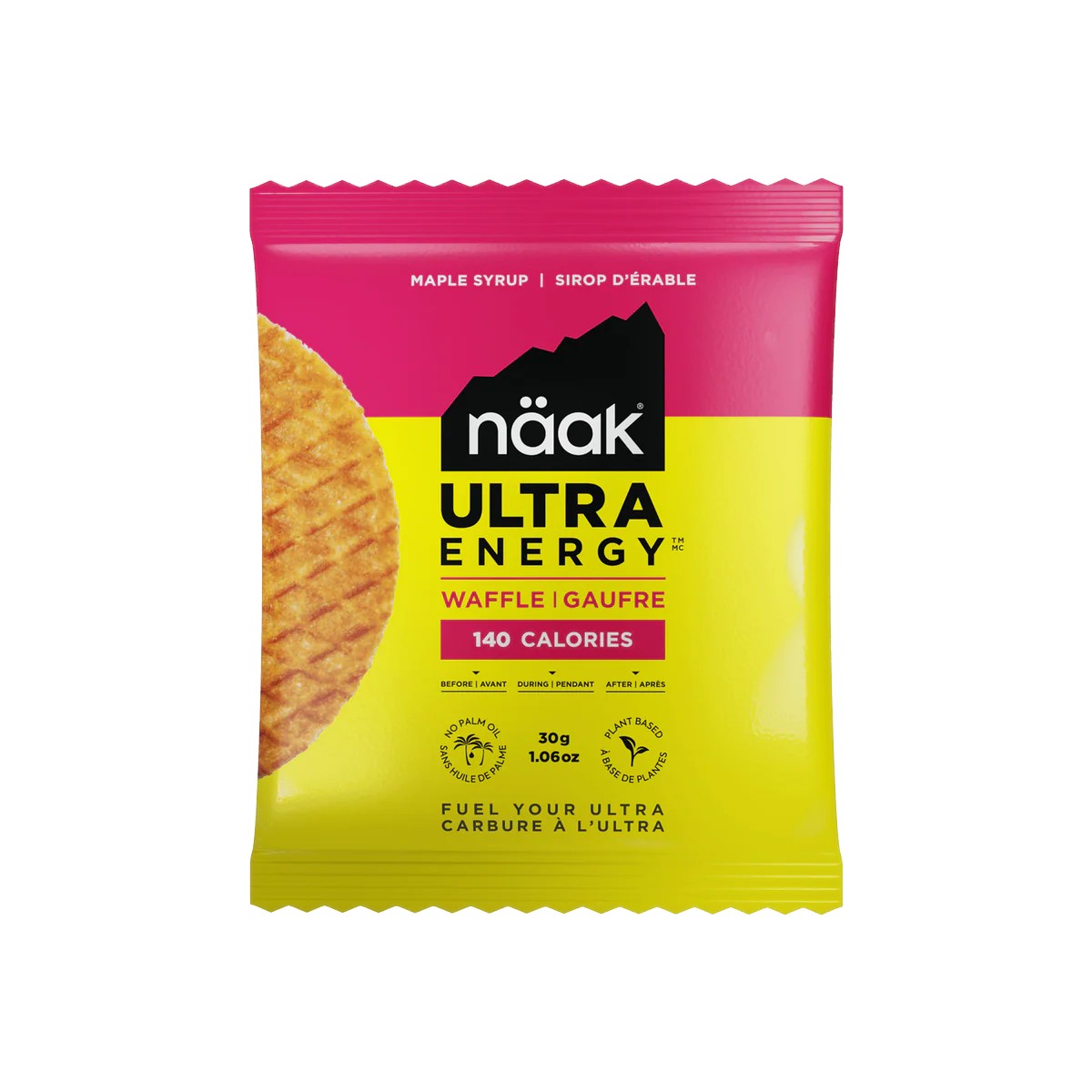 Näak - Ultra Energy Waffle -Maple Syrup