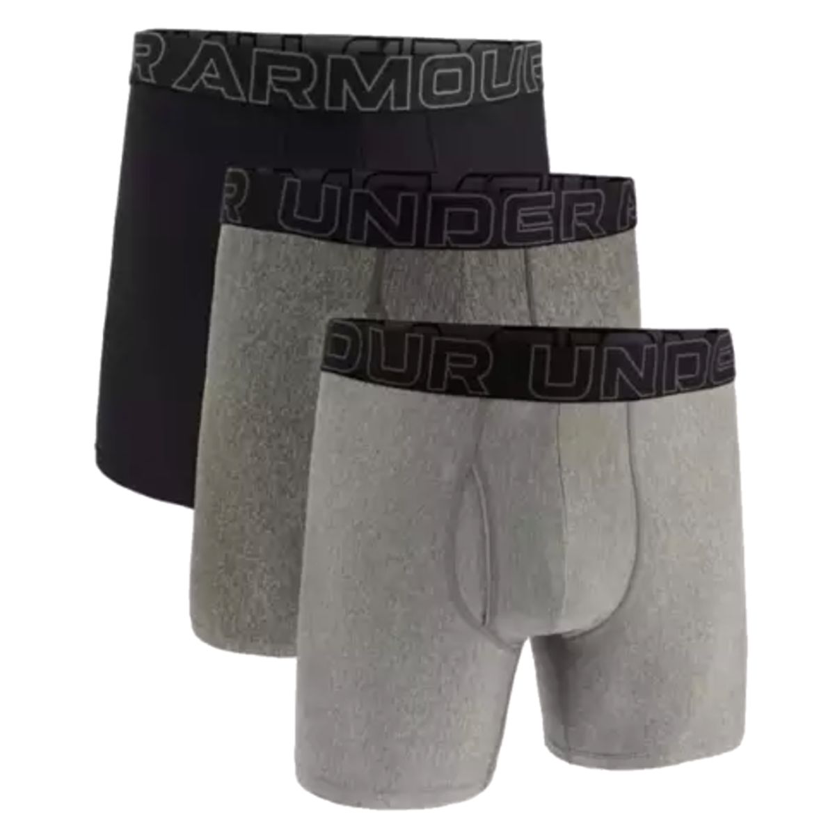 Under Armour - Boxer Performance Tech 6" pour homme - Paquet de 3