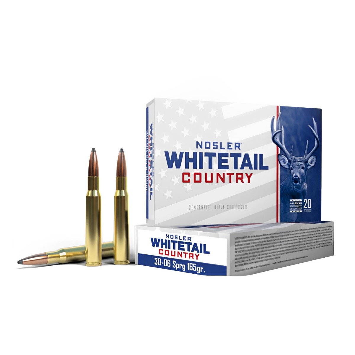 Nosler - Solid Base Whitetail Country 30-06 SPRG 165 GR
