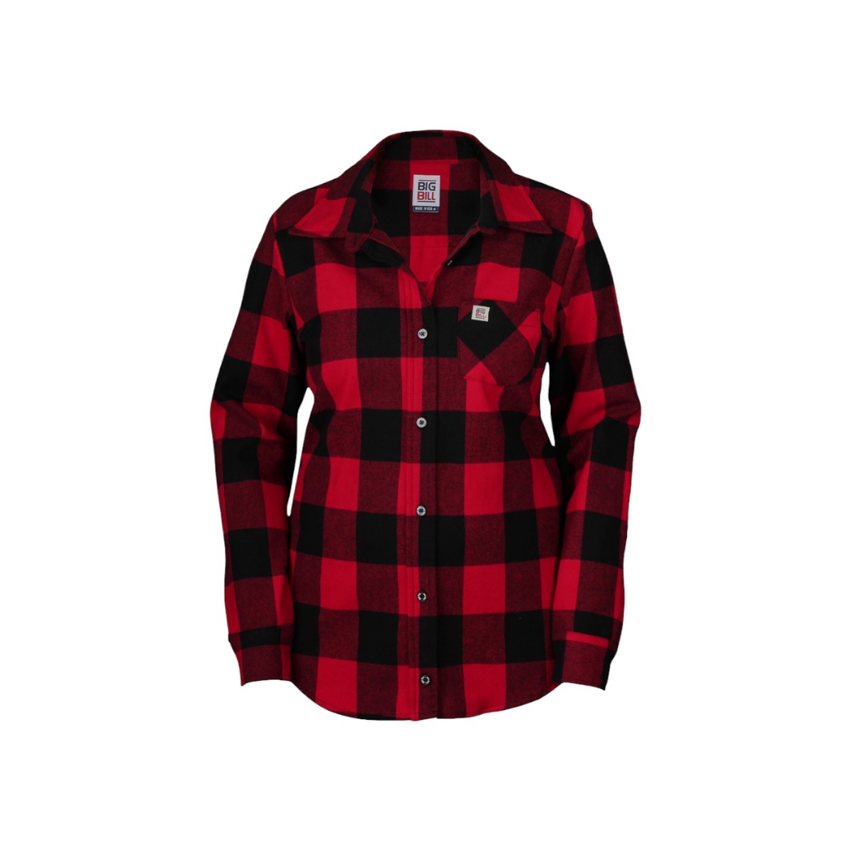 Big Bill - Women's Brawny Flannel Work Shirt