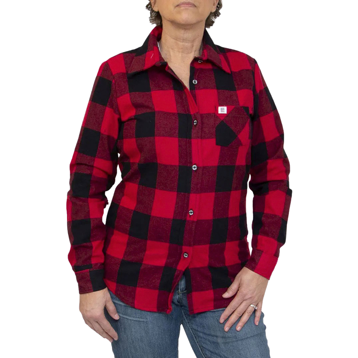 Chemise de travail en flanelle Brawny pour femme Big Bill