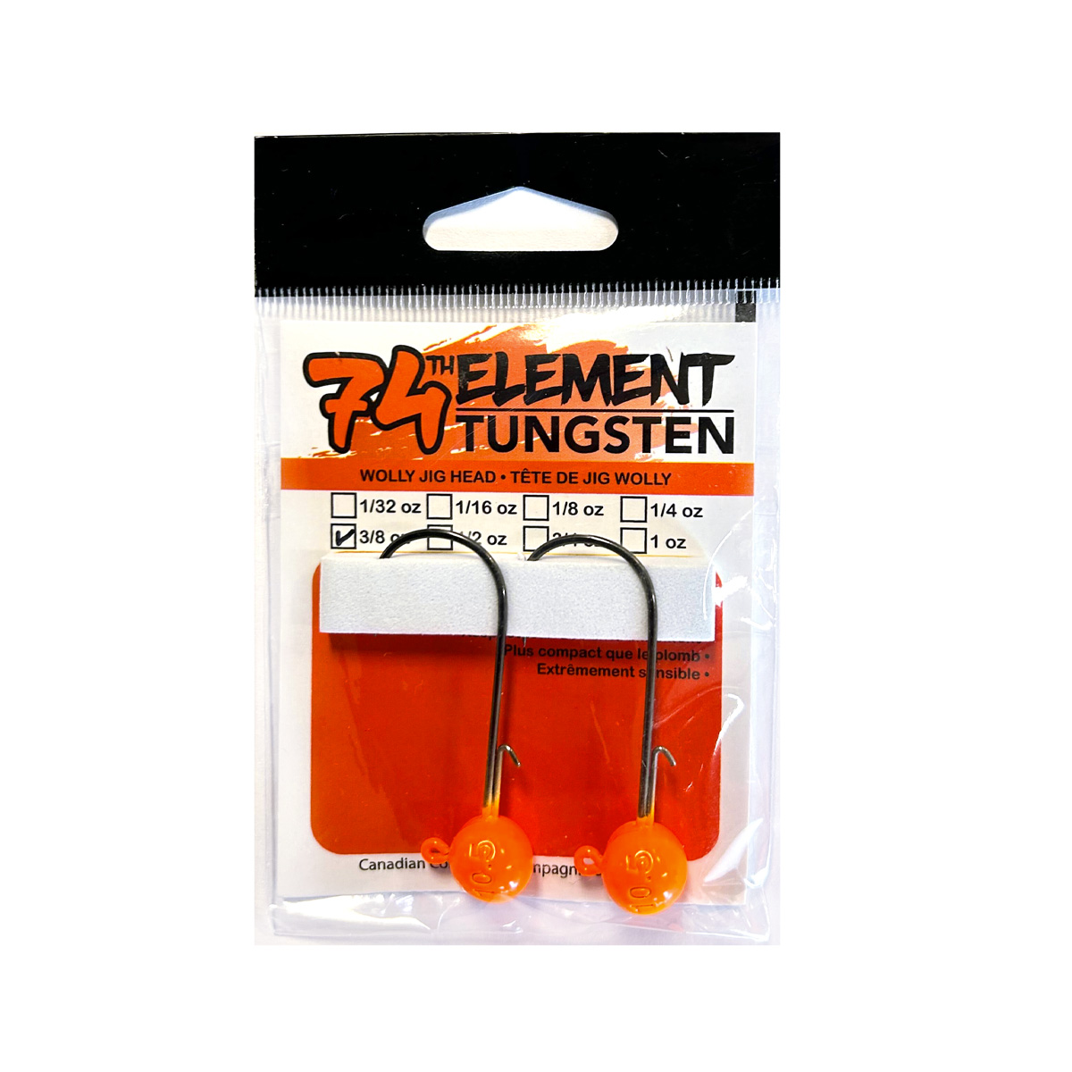 74th Element - Wolly Jig Head ⅜ oz