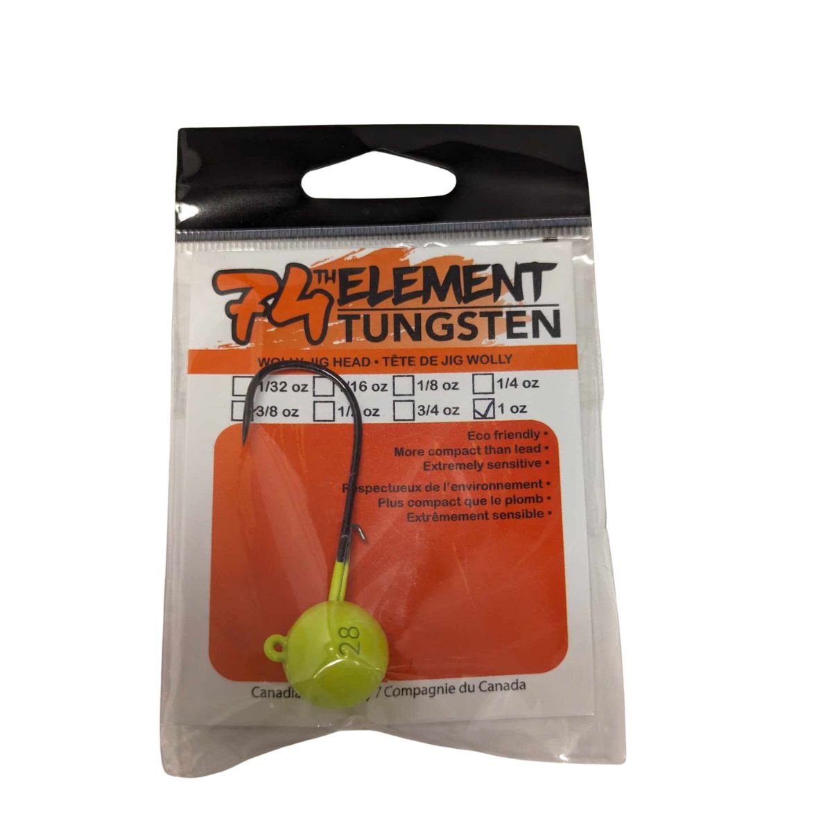 74th Element - Wolly Jig Head 1 oz