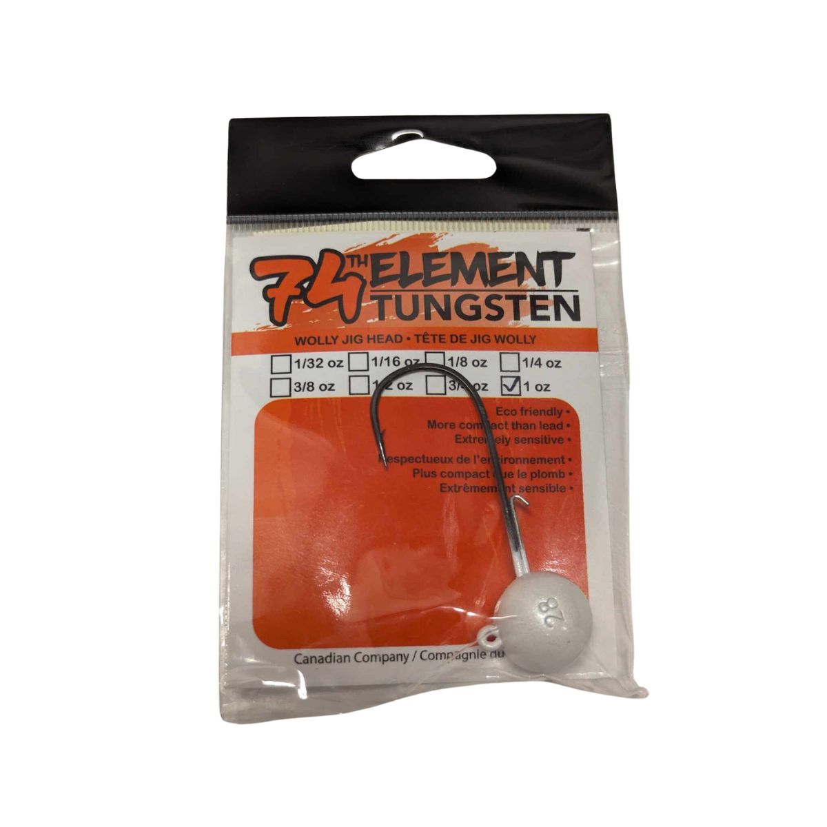 74th Element - Tête de jig Wolly 1 oz