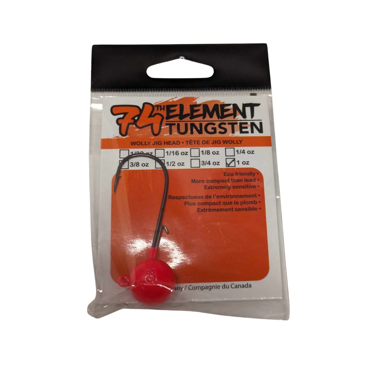 74th Element - Wolly Jig Head 1 oz