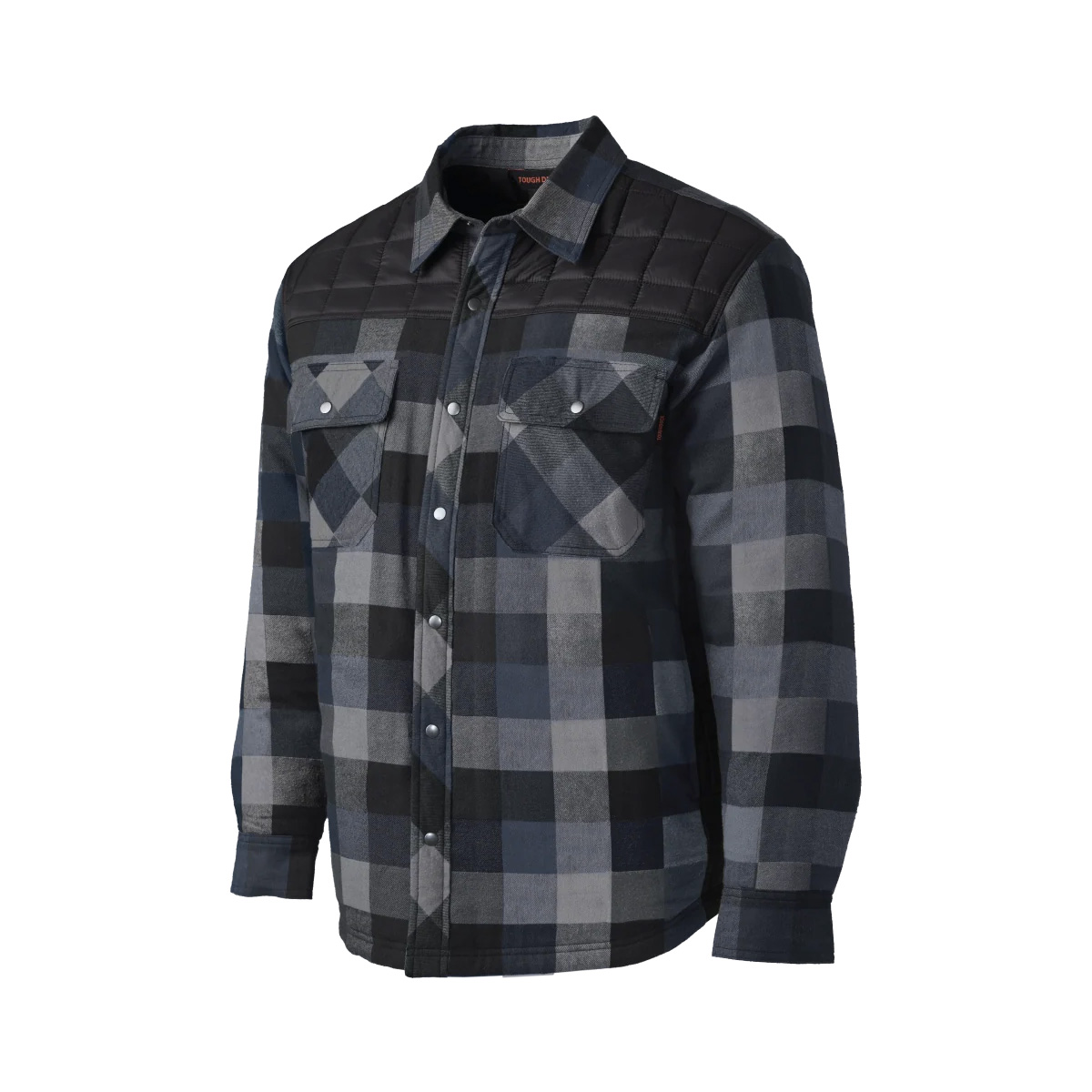Tough Duck - Chemise hybride en flanelle matelassée pour homme