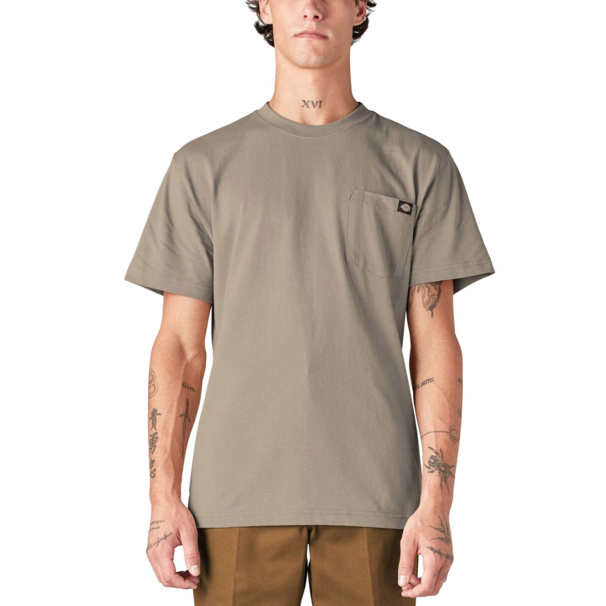 Dickies - T-shirt épais à manches courtes pour homme