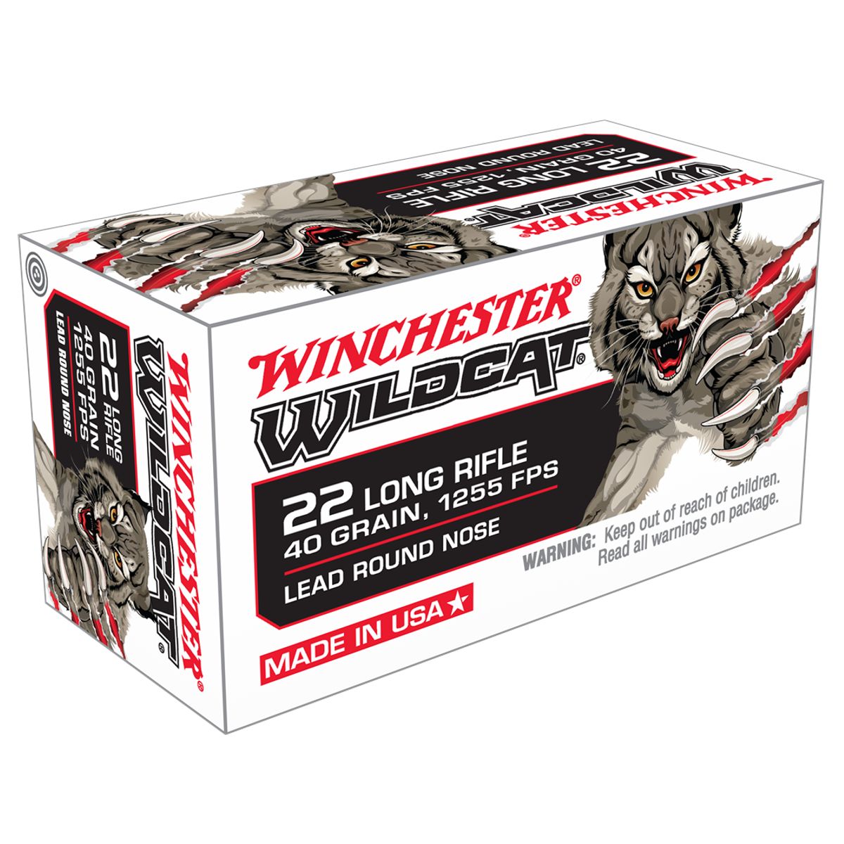 Winchester - Wildcat Ammunition 22 LR 40 GR