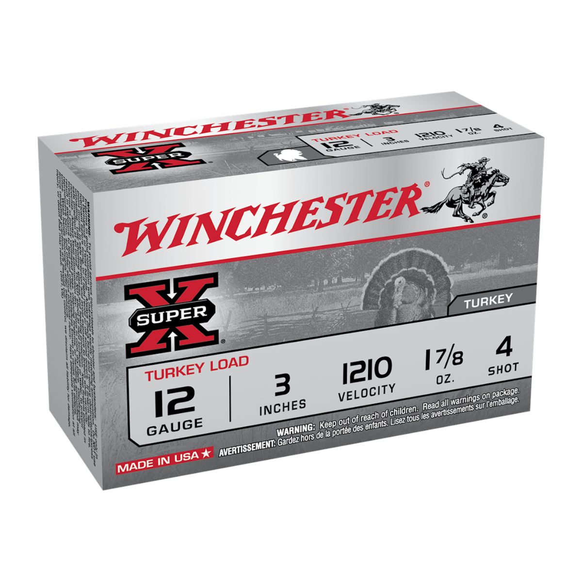 Winchester - Super X Turkey Load 12 GA 3” #4