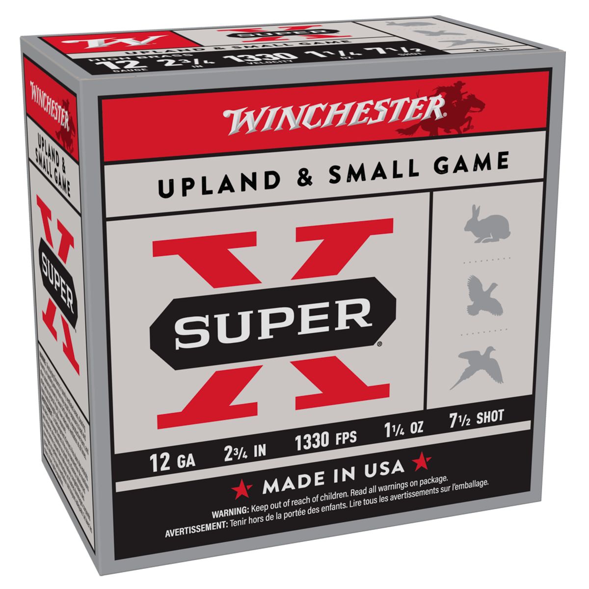 Winchester - Super X 12 GA 2 ¾" #7 ½