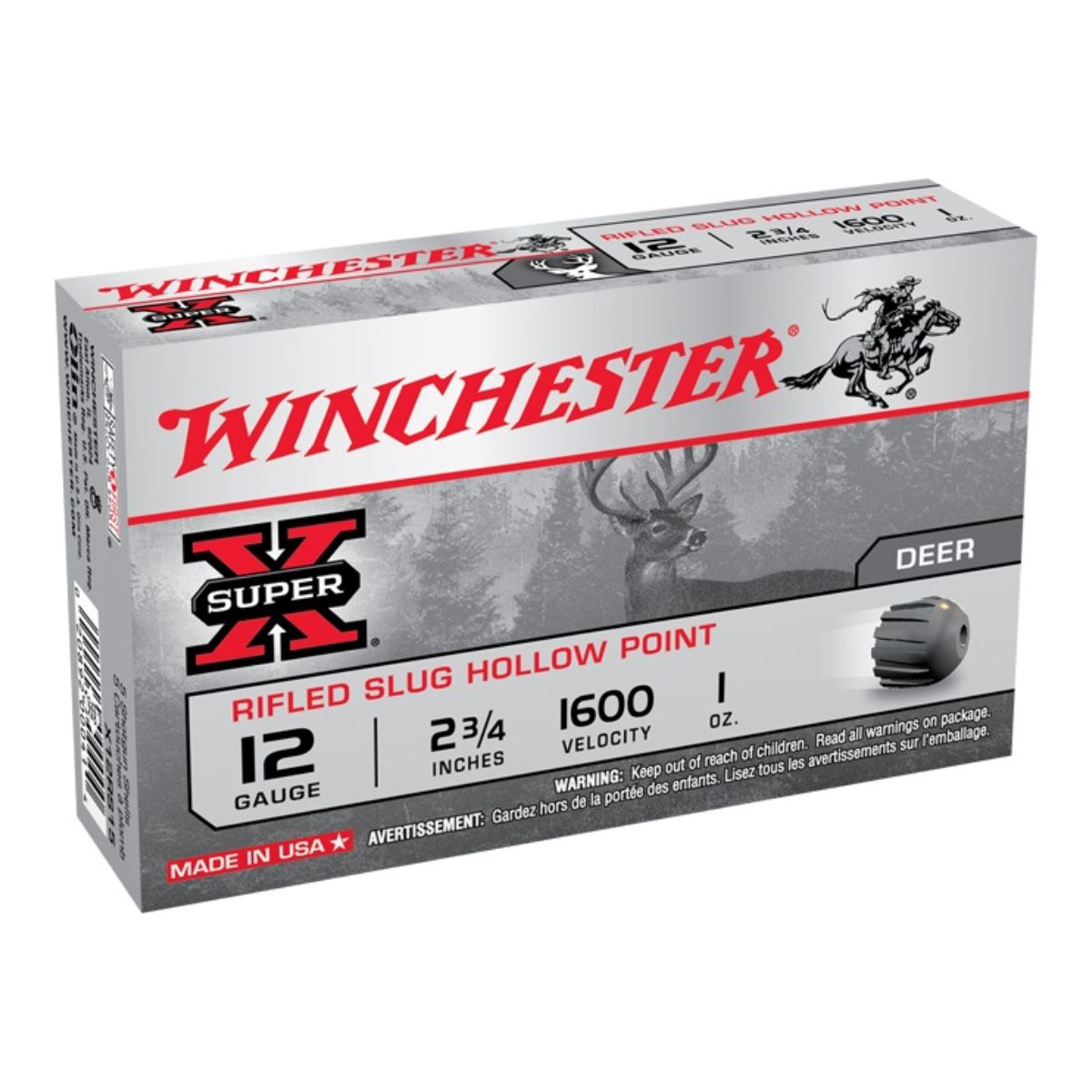Winchester - Super X 12 GA 2 ¾" Slugs