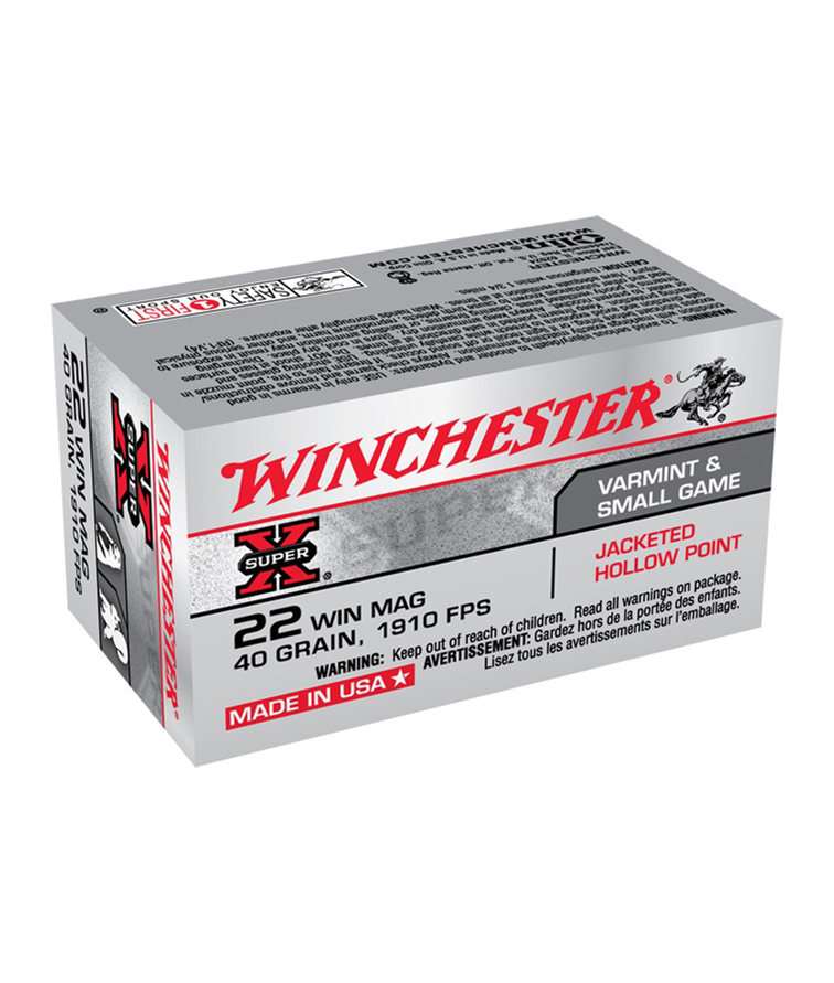 Winchester - Super-X 22 WIN MAG 40 GR