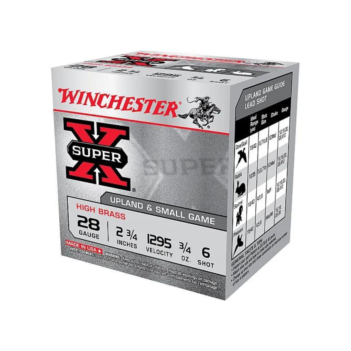 Winchester - Super X 28 GA 2 ¾” #6