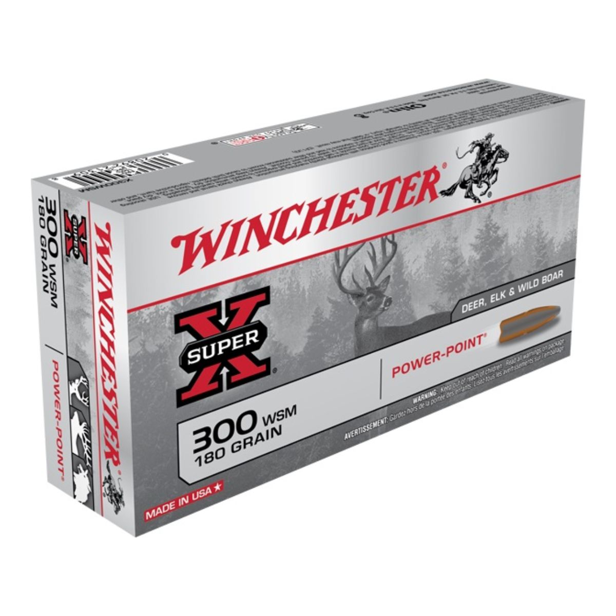 Winchester - Super X 300 WSM 180 GR