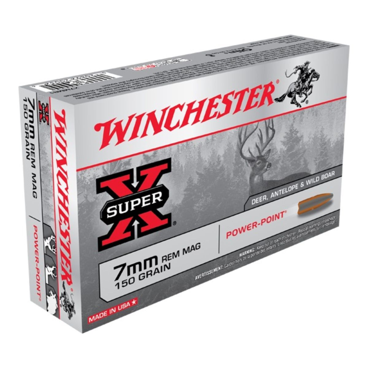 Winchester - Super X 7 MM REM MAG 150 GR