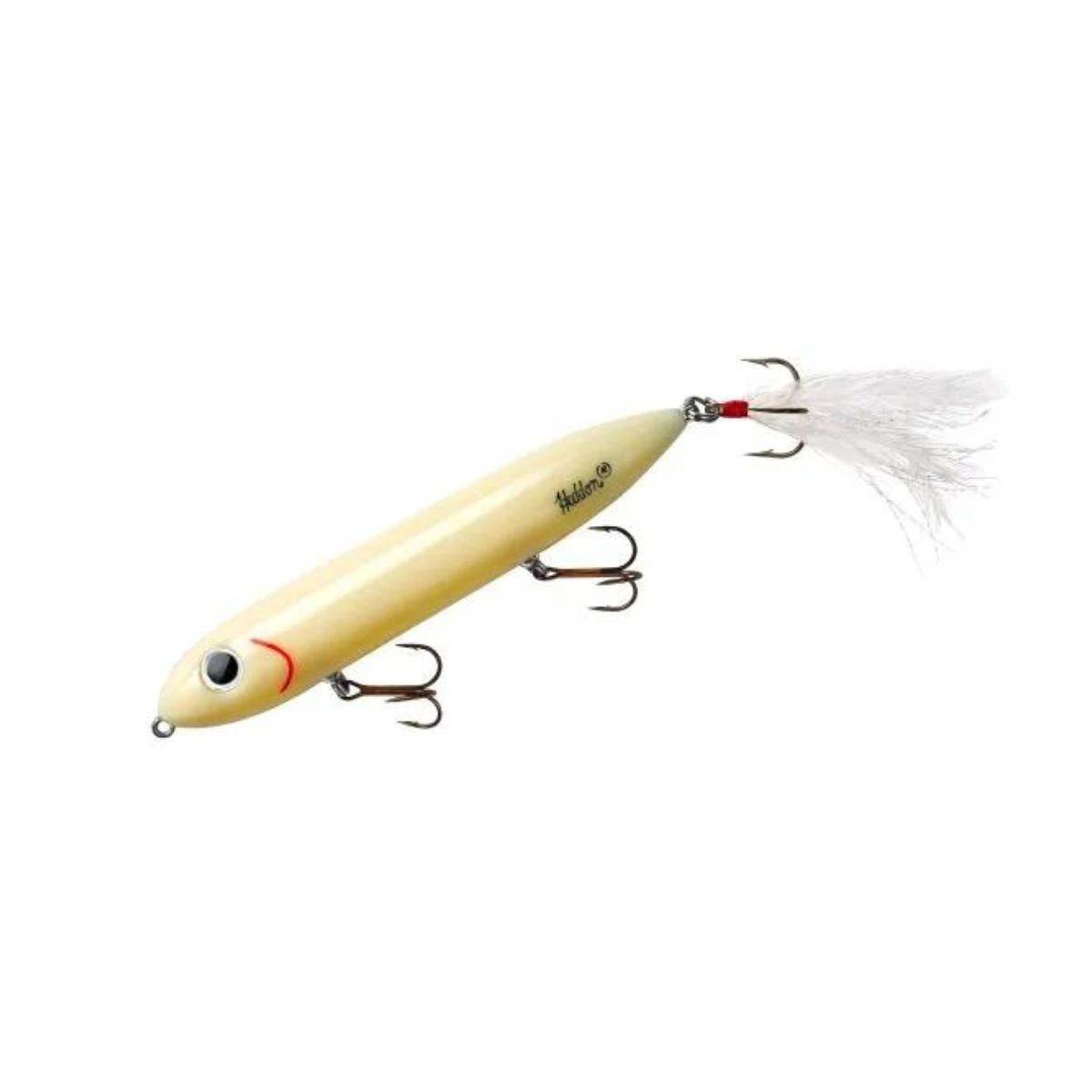 Bomber Lures - Poisson nageur Heddon Feather Dressed Super Spook Jr. - 3 ½''