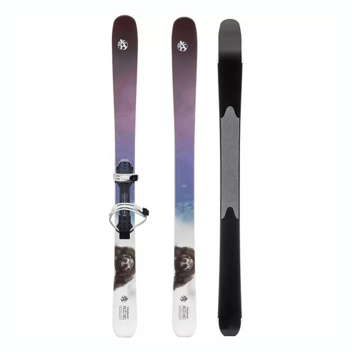 OAC - Ensemble ski-raquettes (Skis hok) XCD BC 160 avec fixations