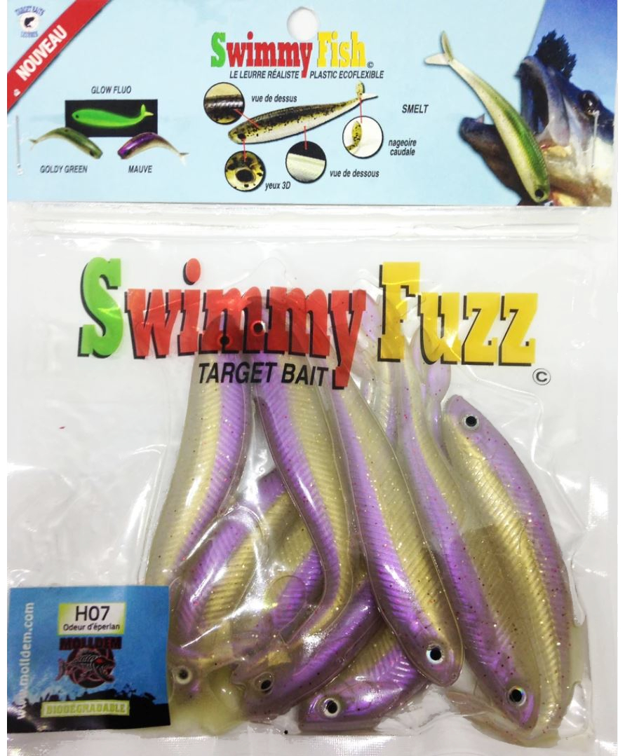 Target Baits Leurres - Swimmy Fish Baits with Attractant 4.25"