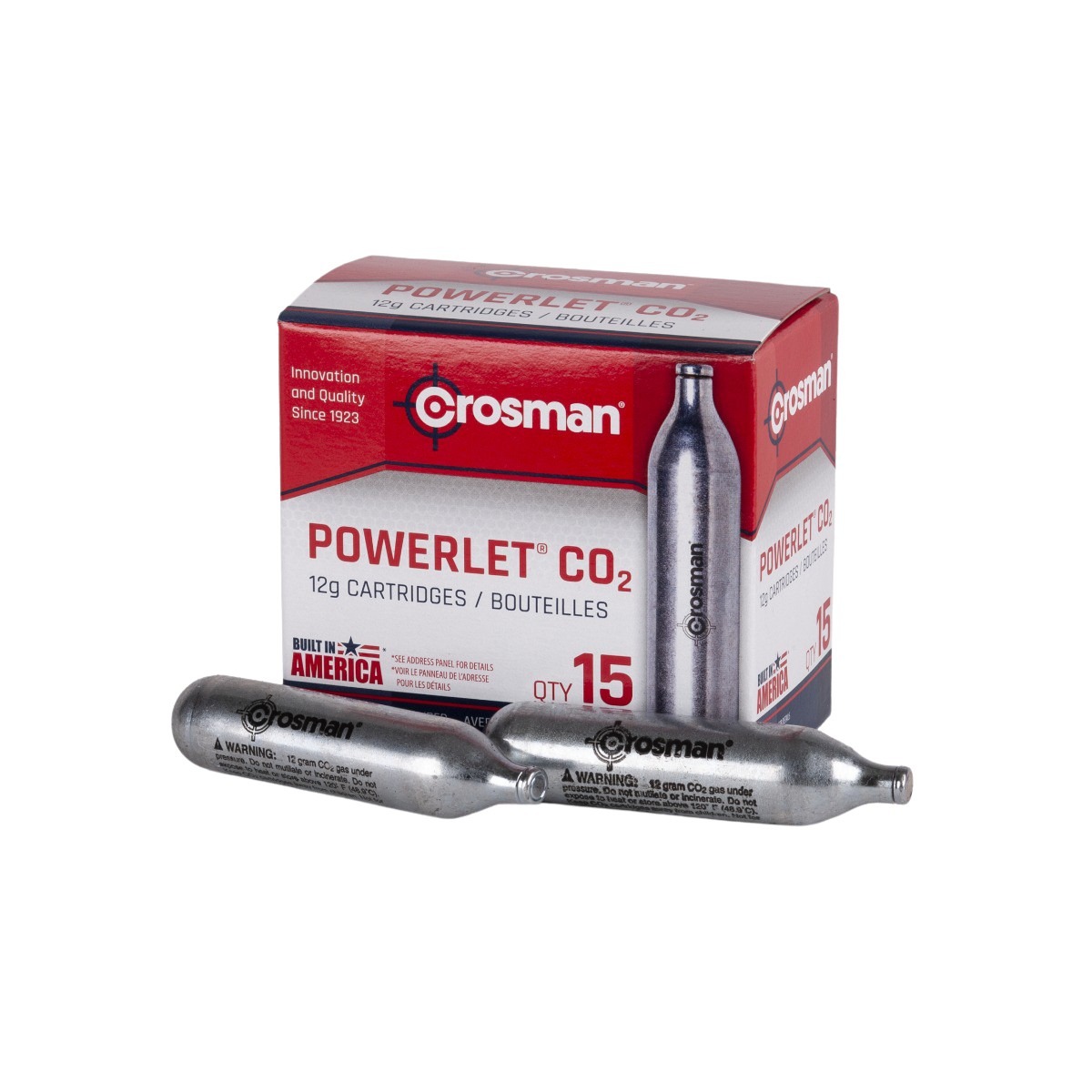 Crosman - Ensemble de cartouches de CO2