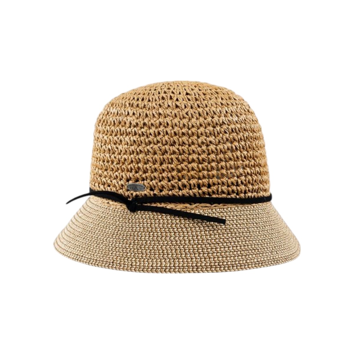 Raymond Lanctot - Camila - Raffia & Paper Straw Cloche Hat