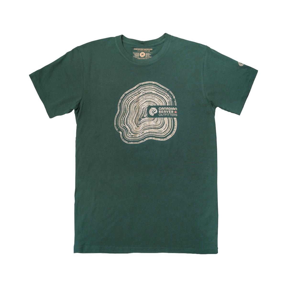 Canadian Beaver Outfitters - T-shirt à manches courtes Souche pour homme