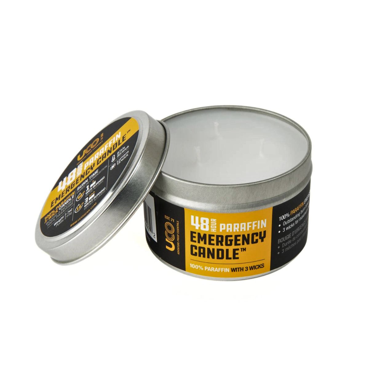 UCO - 48 hr Paraffin Emergency Candle
