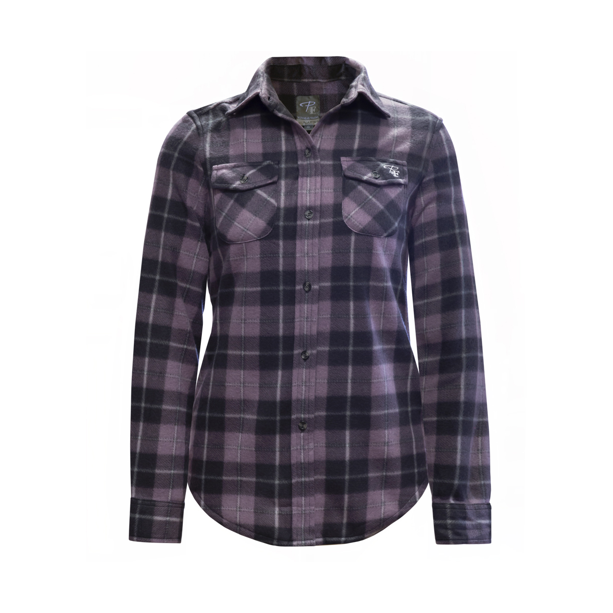 Pilote & Filles - Chemise en polaire à carreaux PF420 pour femme