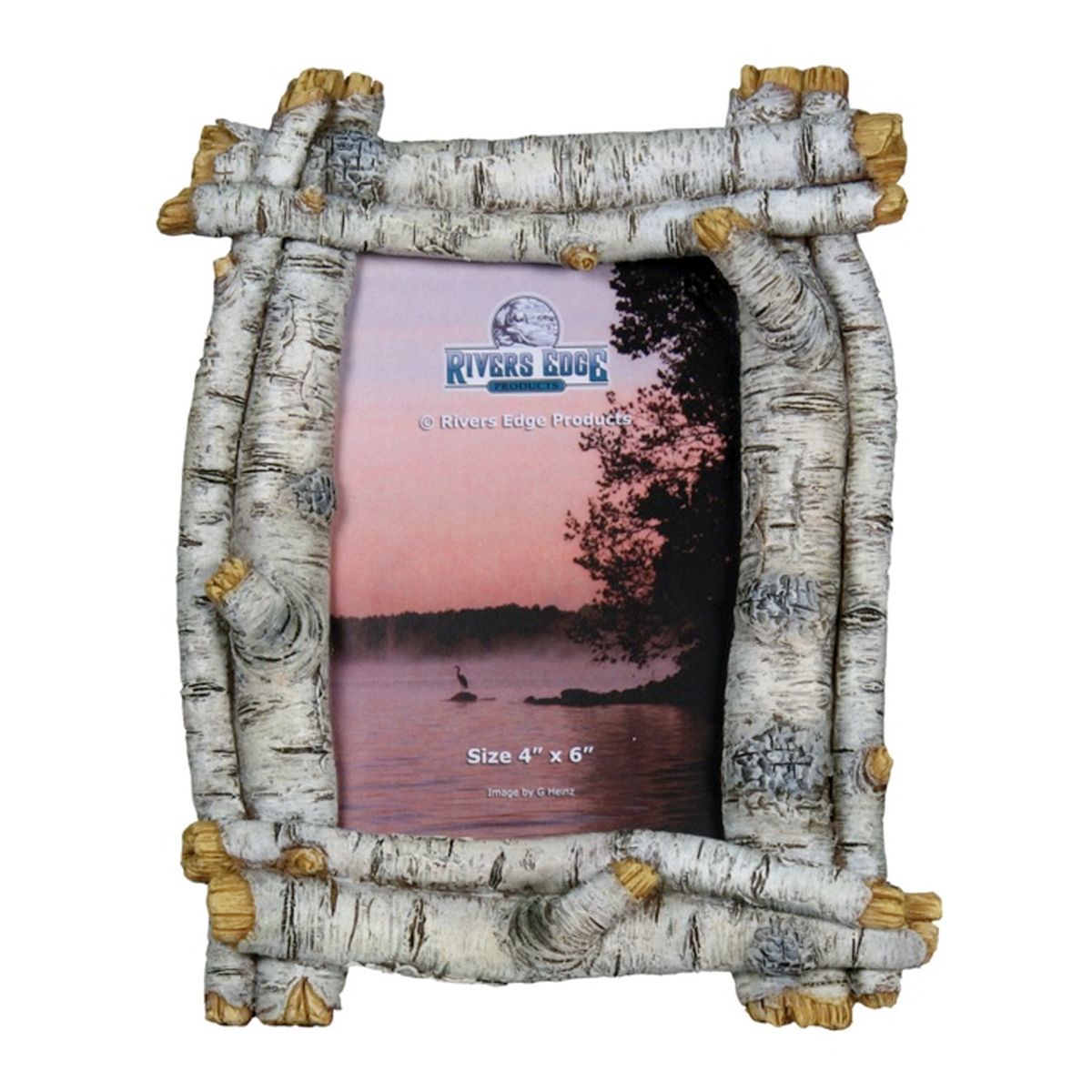 Rivers Edge Products - Photo Frame - Birch Tree