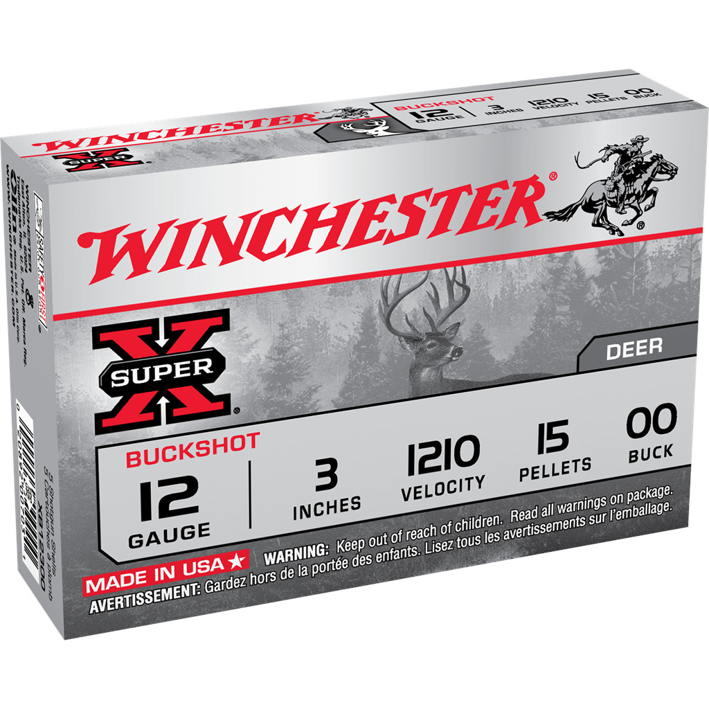 Winchester - Super-X 12 GA 3" #00 et 15