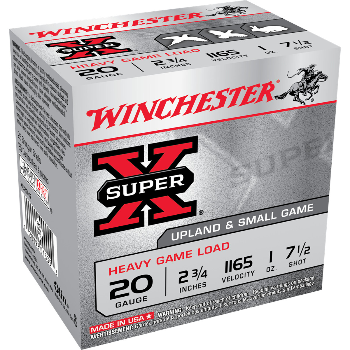 Winchester - Super X 20 GA 2 ¾" #7 ½