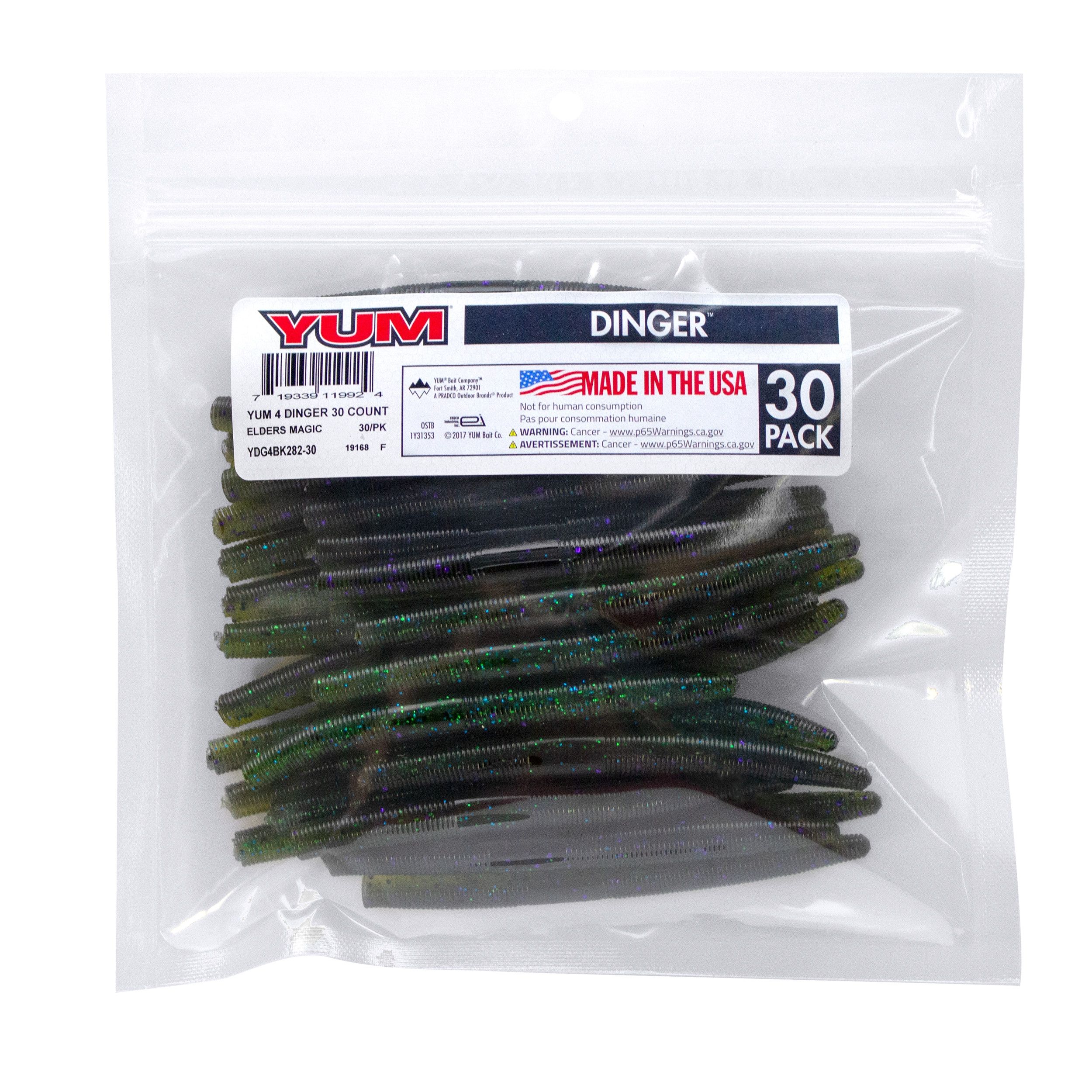 Yum - Dinger Worms Sofbait - 4''